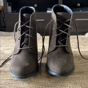 Spring Army Green Booties